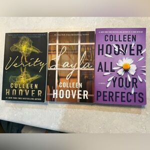 Set of 3 Colleen Hoover Books. (Variety) (Layla) (All Your Perfects).